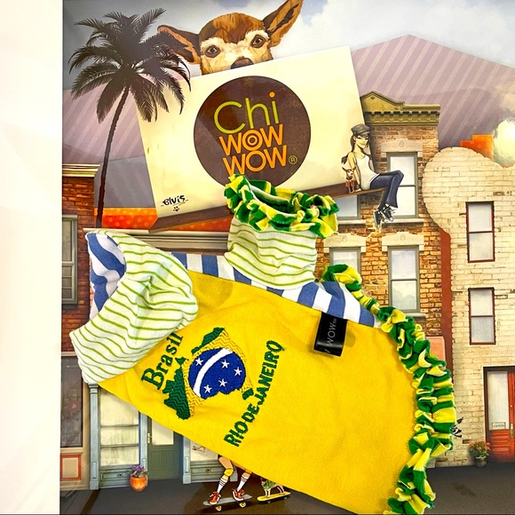 Chi WOW WOW® Other - VINTAGE OOAK Hoodie Reversible Brazil